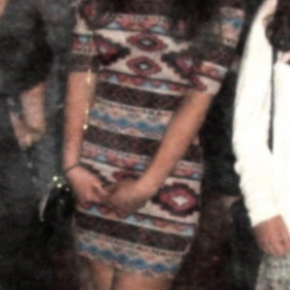 Aztec Print Mini Dress - Picture 4 of 5